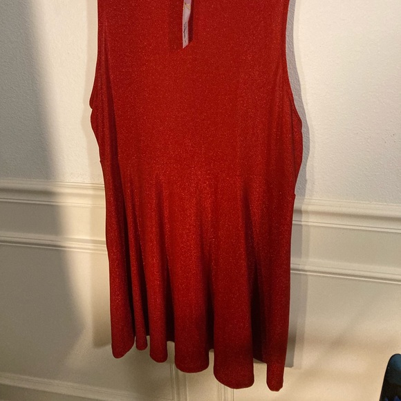 Wild Fable Red Metallic Dress  Size 3X - Picture 2 of 7